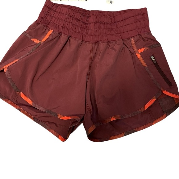 Lululemon Vintage Tracker Short Yama Check Flaming Tomato Rust Plaid - Picture 1 of 6